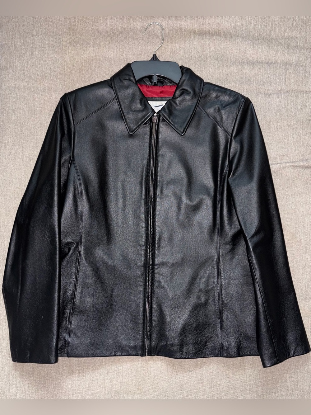 Worthington Classic Black Leather Jacket